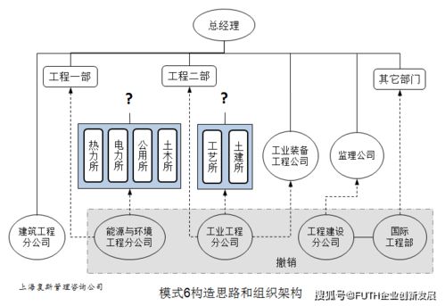 设计院发展工程总承包业务案例ⅵ 业务体系的组织结构设计 上